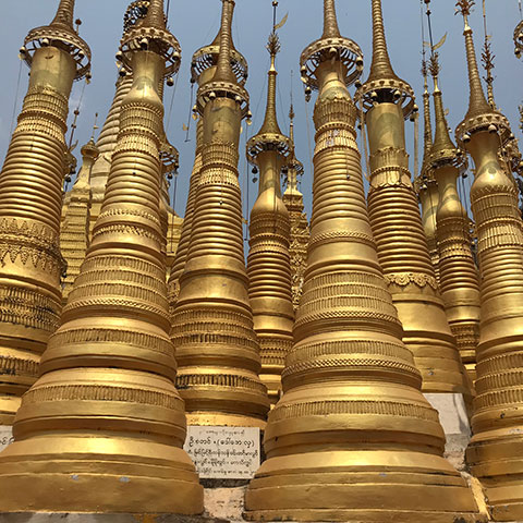 The Stupas of Shan, Myanmar